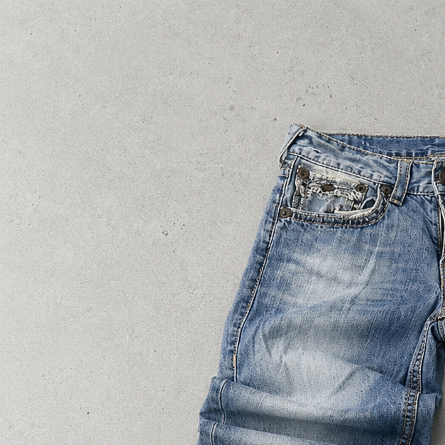 Y2K True Religion Jeans Blau Limited (M)
