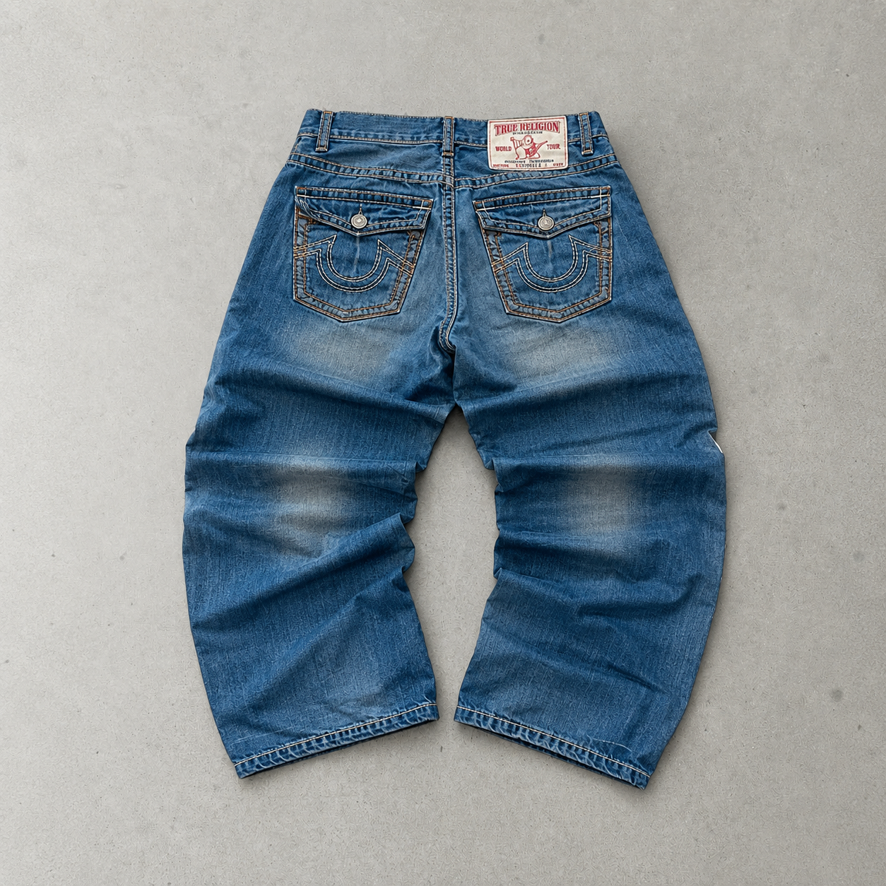 Y2K True Religion Jeans Blau, Hellblau Rare (S)