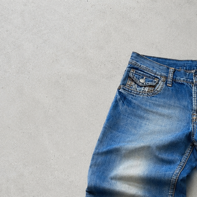 Y2K True Religion Jeans Blau, Hellblau Rare (S)
