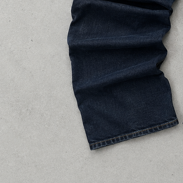 Y2K True Religion Ricky Straight Fit Jeans Marineblau Rare (W32 | DE 48)