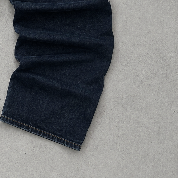 Y2K True Religion Ricky Straight Fit Jeans Marineblau Rare (W32 | DE 48)