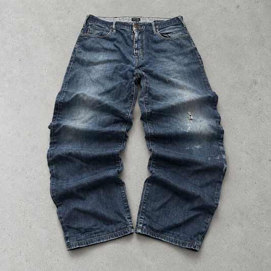 Vintage Armani Jeans Jeans Navy Rare (M)