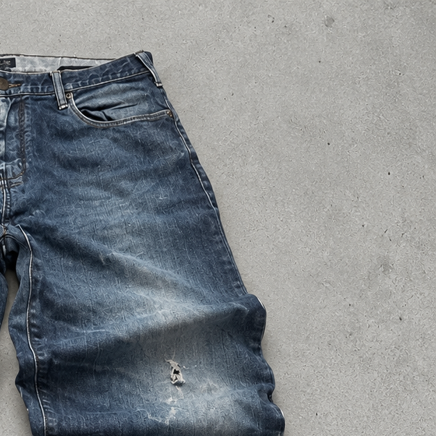 Vintage Armani Jeans Jeans Navy Rare (M)
