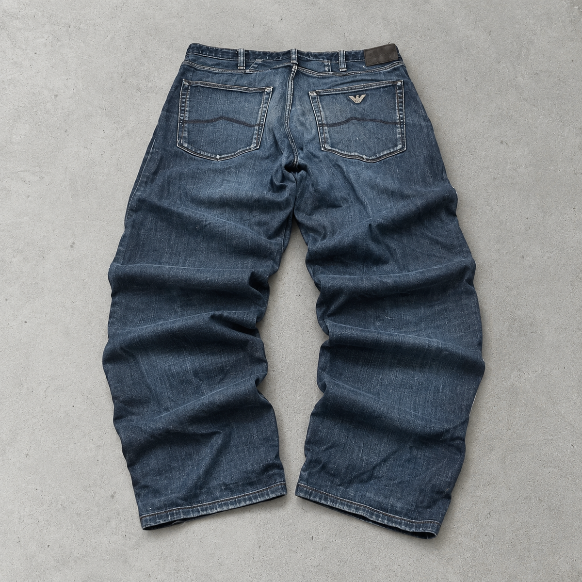 Vintage Armani Jeans Jeans Navy Rare (M)
