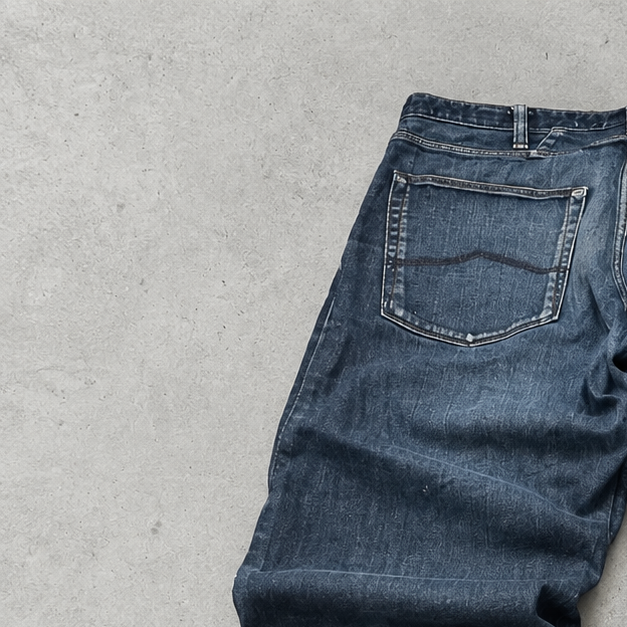 Vintage Armani Jeans Jeans Navy Rare (M)