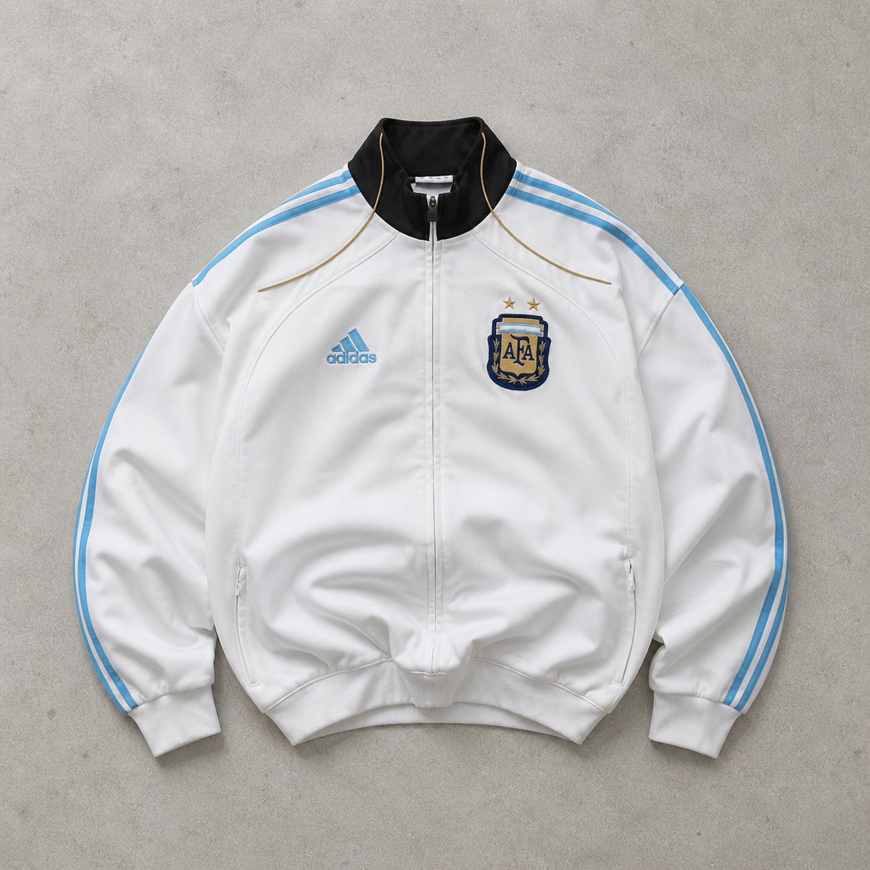 2009 Adidas Vest Blau, Weiß Limited (S) Stitched Logo