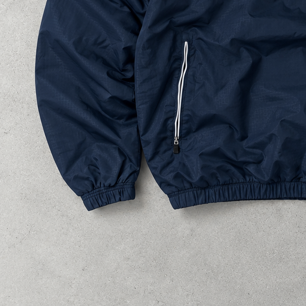 adidas Windbreaker Marineblau Rare Stitched Logo (XL)