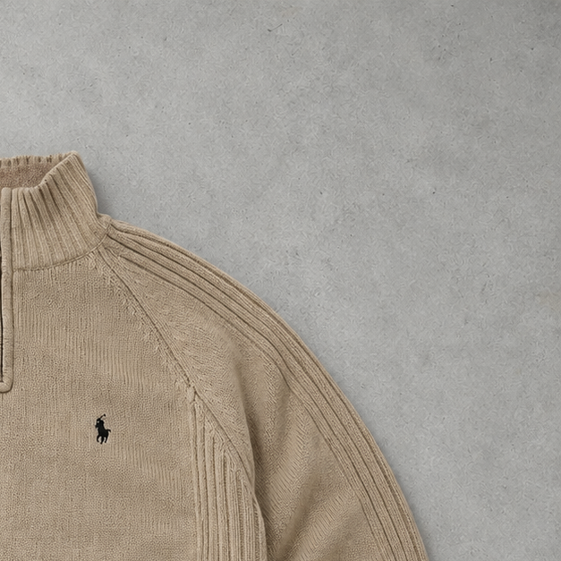 Polo Ralph Lauren Sweater Senffarben Rare (XL)
