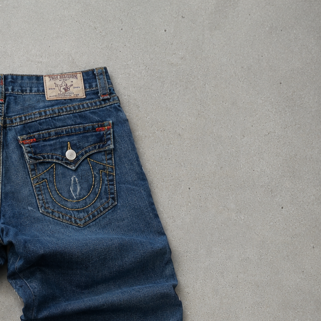Y2K True Religion Jeans Blau Rare (W36 | DE 52)