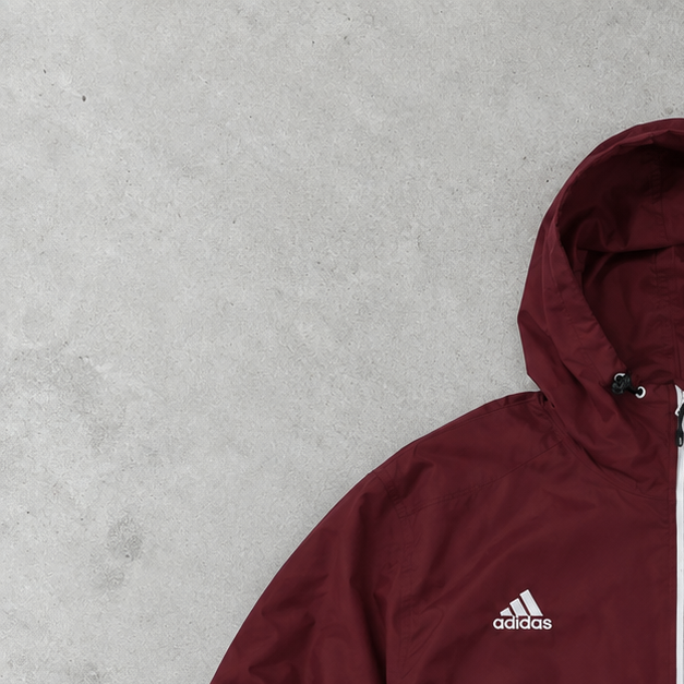 Adidas Jacket Burgundy / White Rare (L)