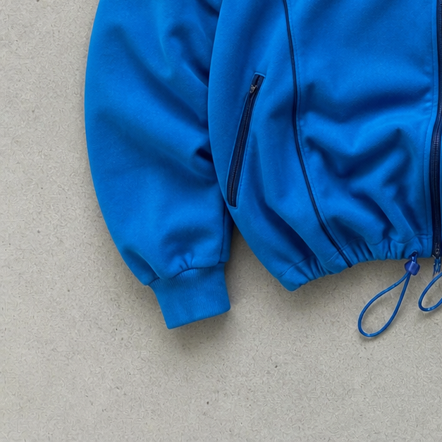 Y2K Adidas Vest Blau Rare (M) Stitched Logo