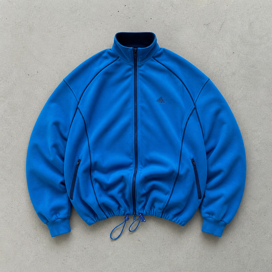 Y2K Adidas Vest Blau Rare (M) Stitched Logo
