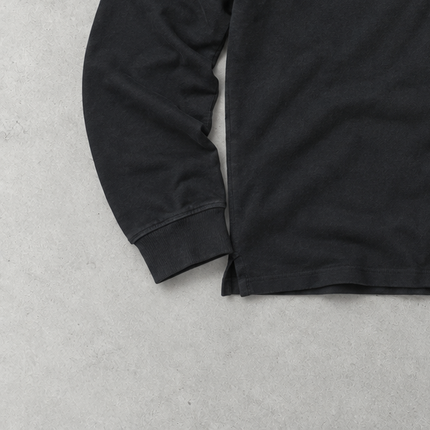 Ralph Lauren Half-Zip Sweater Schwarz Rare (XL) Stitched Logo