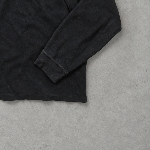 Ralph Lauren Half-Zip Sweater Schwarz Rare (XL) Stitched Logo