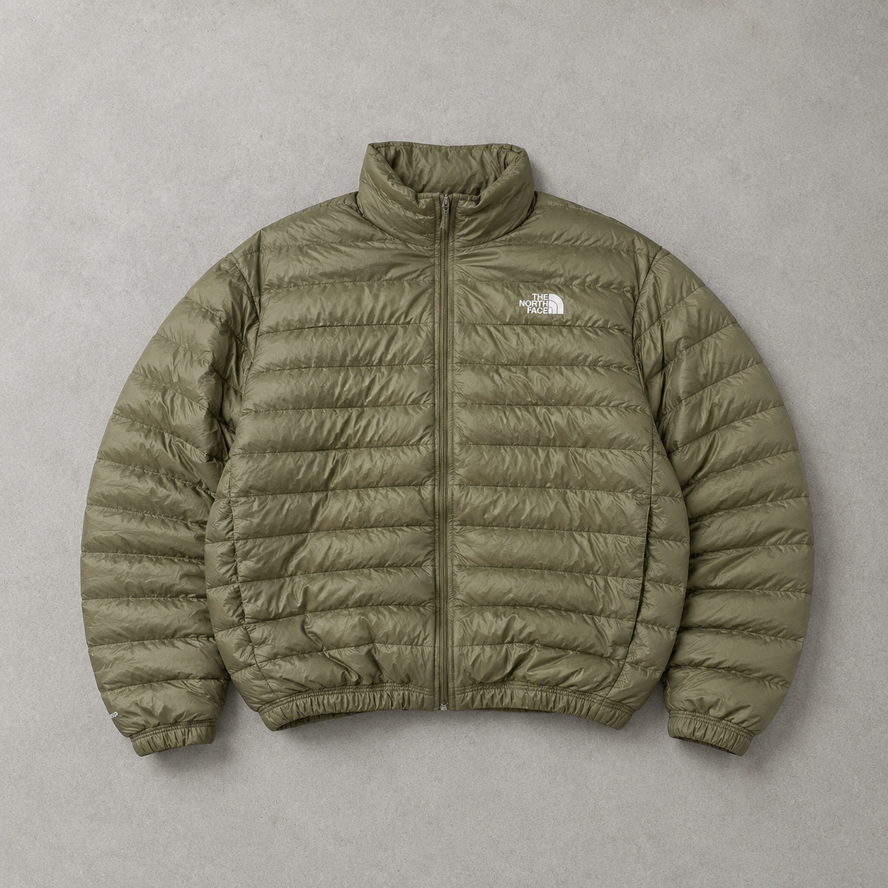 The North Face Jacket Khaki, Weiß Rare (L)