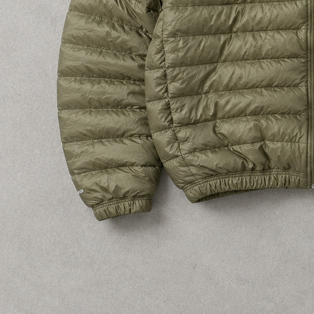 The North Face Jacket Khaki, Weiß Rare (L)