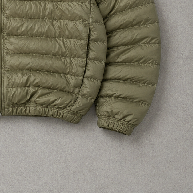 The North Face Jacket Khaki, Weiß Rare (L)