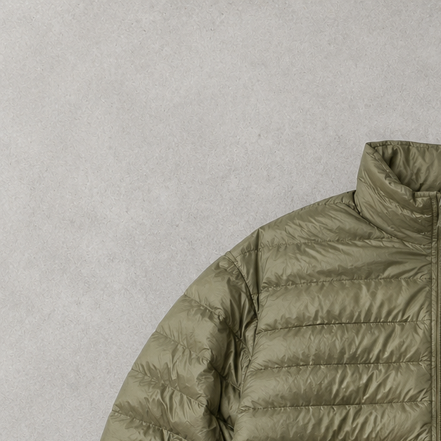 The North Face Jacket Khaki, Weiß Rare (L)