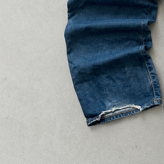 Armani Jeans Blau, Marineblau Rare Stitched Logo (M)
