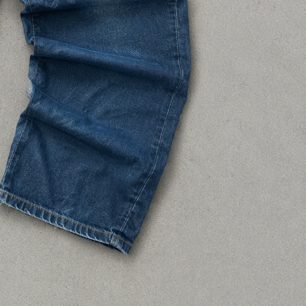 Armani Jeans Blau, Marineblau Rare Stitched Logo (M)