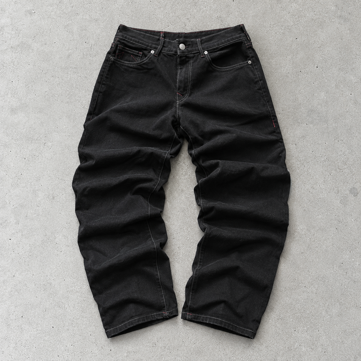 True Religion Straight Leg Jeans Black Rare (W36 | DE 52)