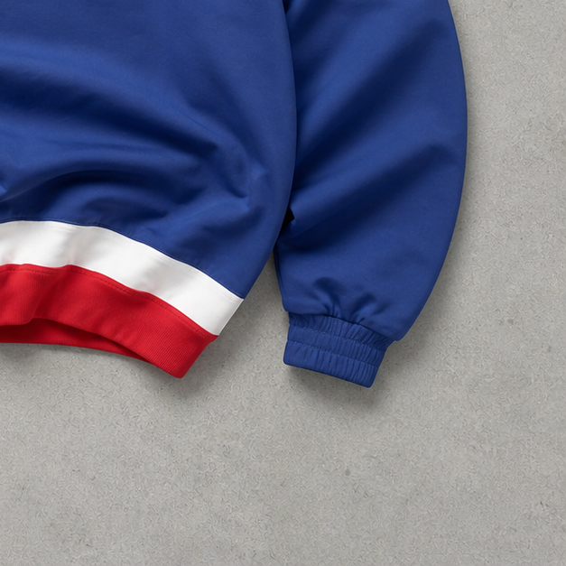France Football Adidas Vest Marineblau Rare (M) Stitched Logo