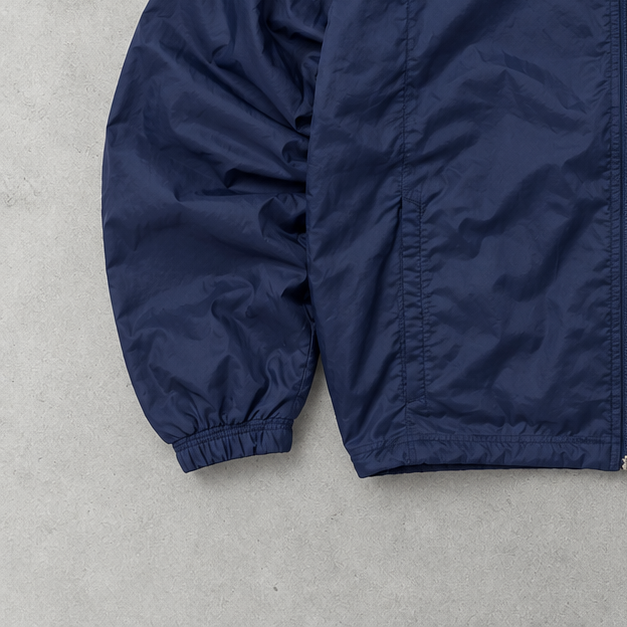 Y2K adidas Jacket Marineblau Limited Stitched Logo (M)