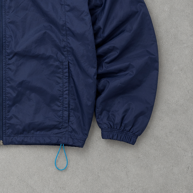 Y2K adidas Jacket Marineblau Limited Stitched Logo (M)