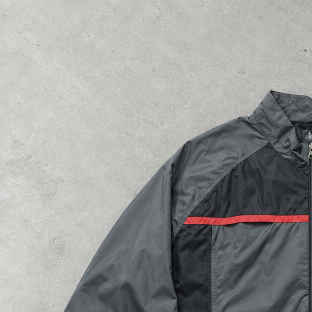 adidas Windbreaker Schwarz, Grau Rare (XL)