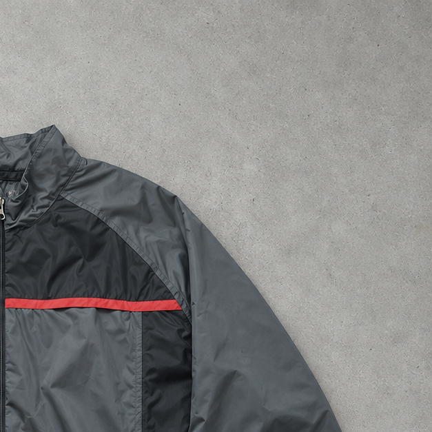 adidas Windbreaker Schwarz, Grau Rare (XL)
