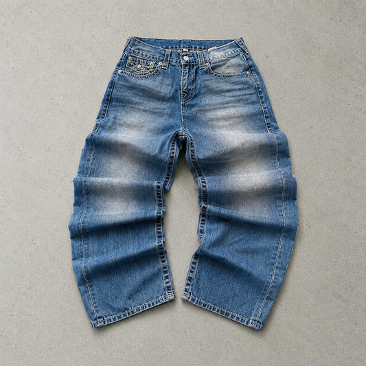 Y2K True Religion Jeans Blau Rare (L)