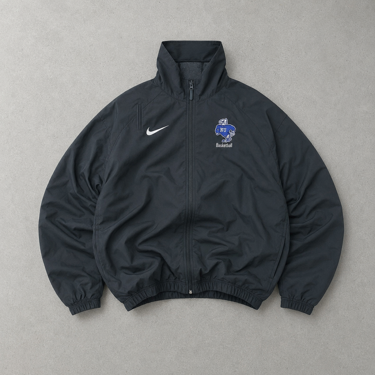 Nike Hoodie Schwarz Rare Stitched Logo (M)