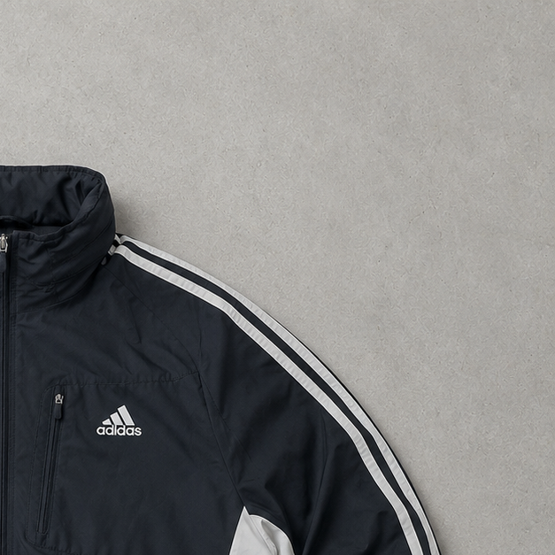 Adidas Jacket Weiß, Schwarz Limited (Size L)
