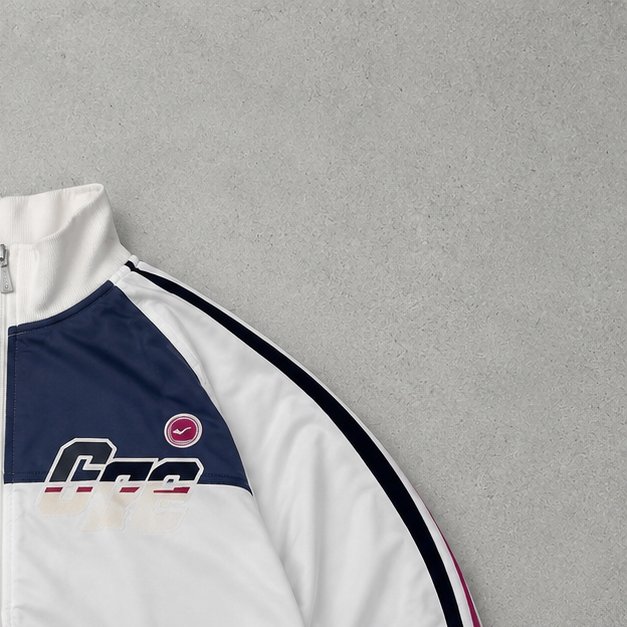 Sweat à capuche Nike des années 90 blanc limité (taille M)
