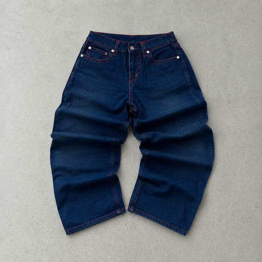 True Religion Jeans Marineblau, Rot Rare (S)