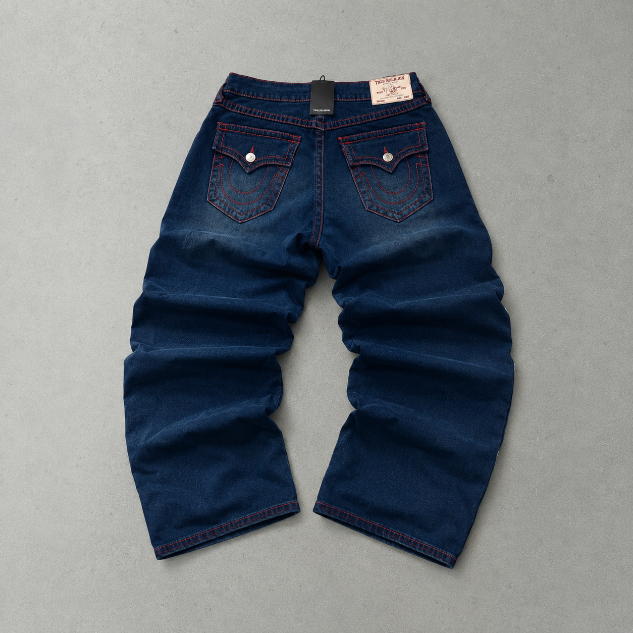 True Religion Jeans Marineblau, Rot Rare (S)