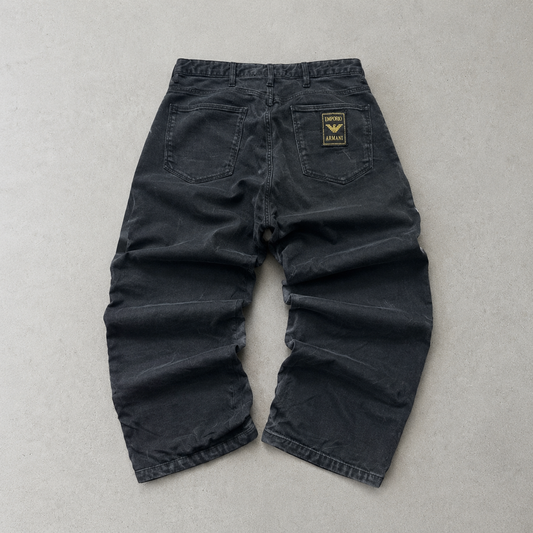 Emporio Armani Jeans Schwarz, Grau Limited (S)