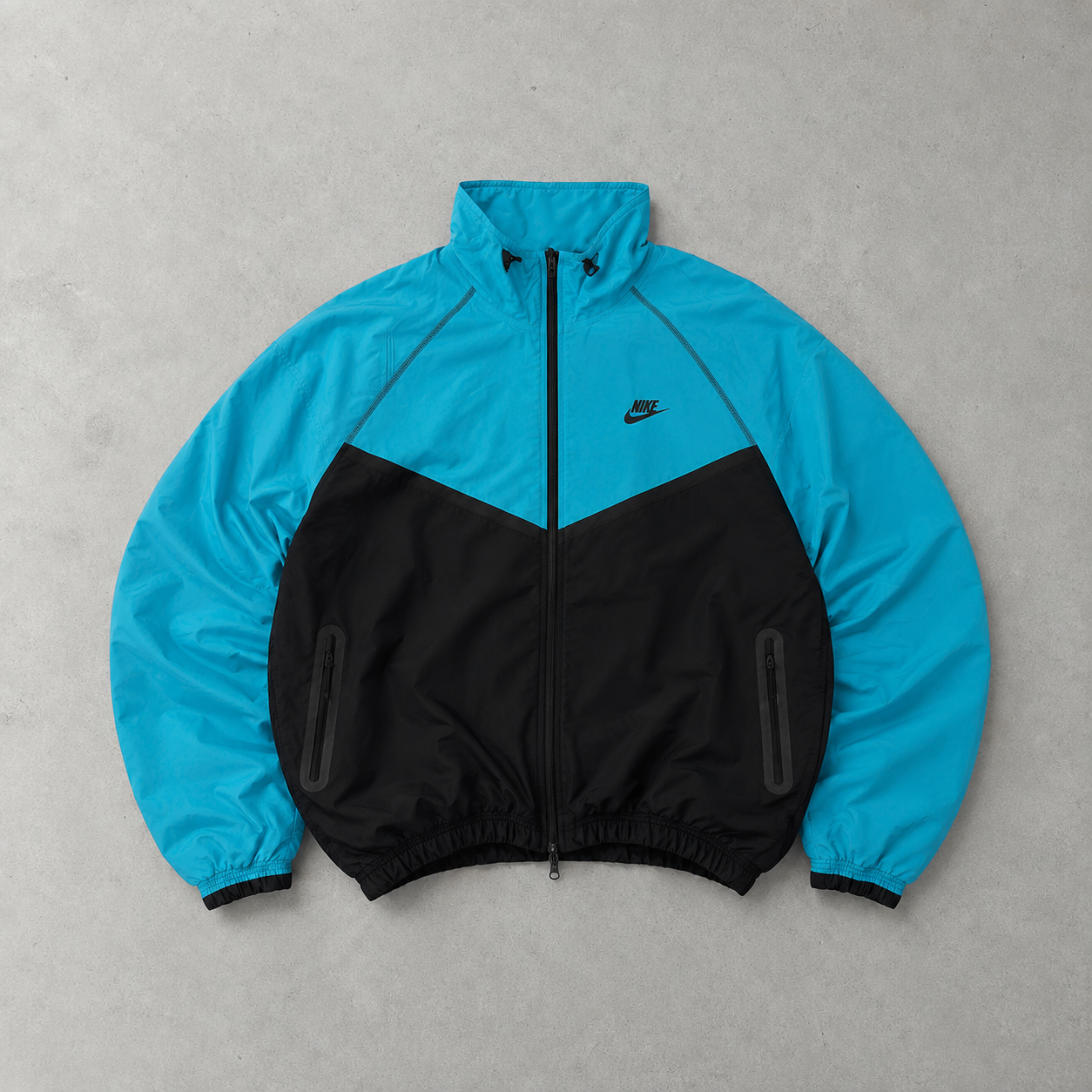 Nike Windbreaker Schwarz, Türkis Limited (M)