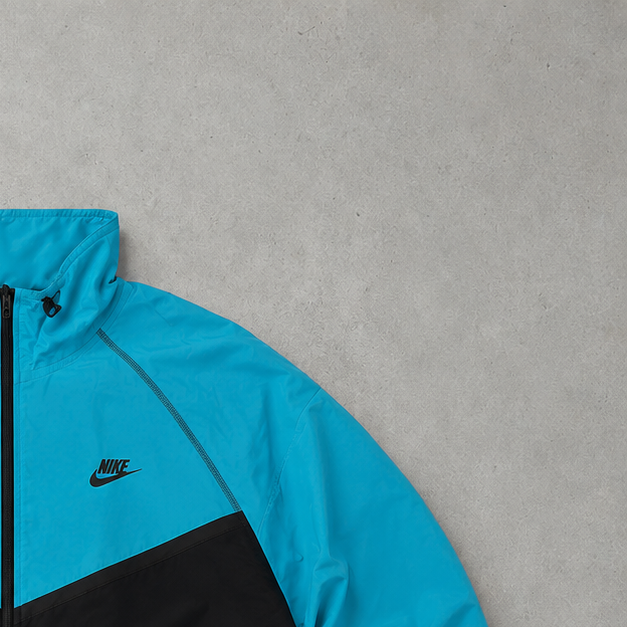 Nike Windbreaker Schwarz, Türkis Limited (M)