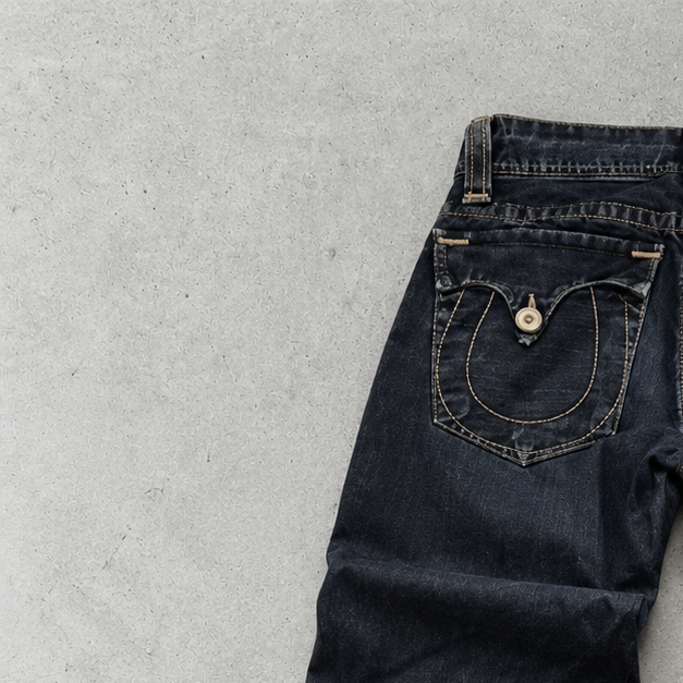 Y2K True Religion Pants Navy Rare (W31 | DE 46)