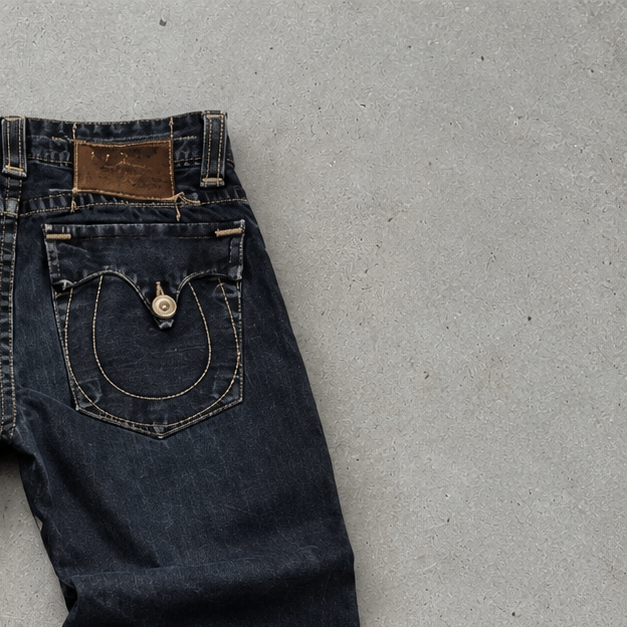 Y2K True Religion Pants Navy Rare (W31 | DE 46)