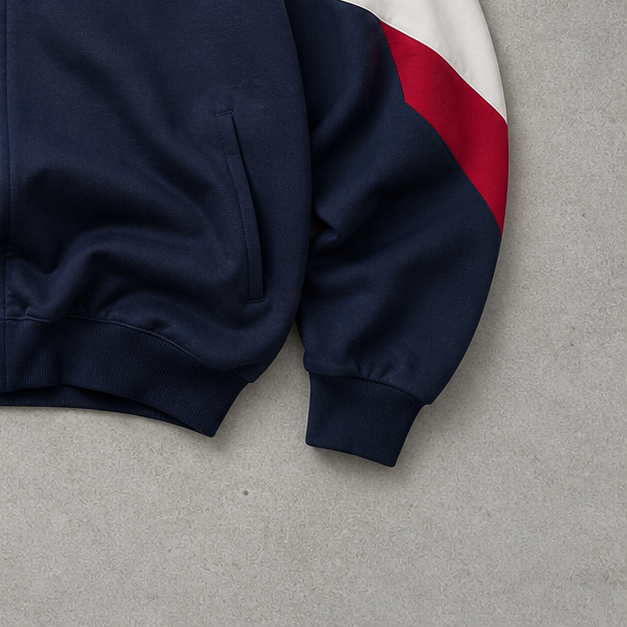 90s Adidas Track Jacket Marineblau Rare (M) Stitched Logo