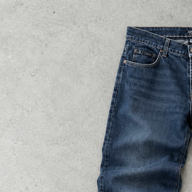 Vintage Armani Jeans Marineblau Selten (W40 / DE 56)