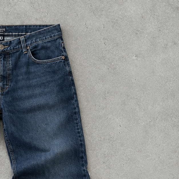 Vintage Armani Jeans Marineblau Selten (W40 / DE 56)