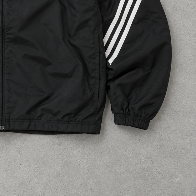 adidas Jacket Schwarz, Grau Rare (XL)