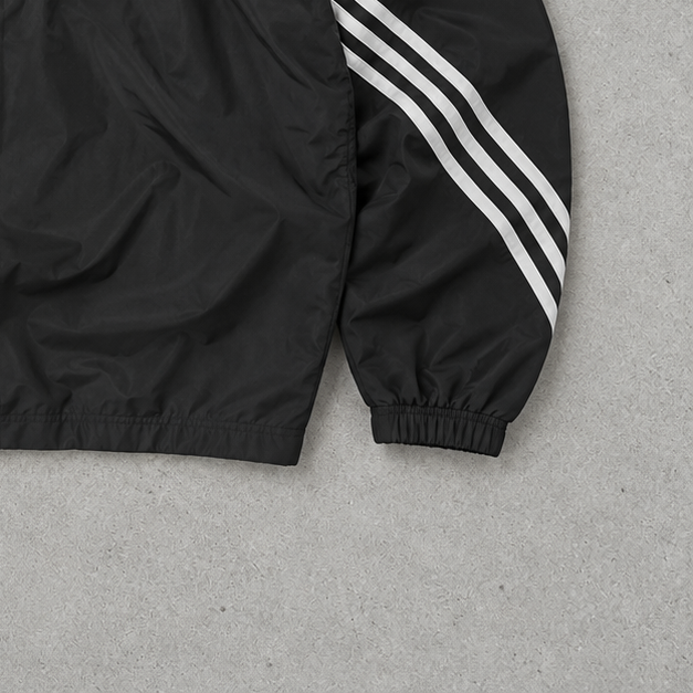 adidas Jacket Schwarz, Grau Rare (XL)