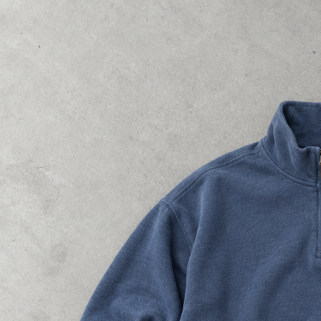 Ralph Lauren Half-Zip Sweater Blau Rare (XXL)