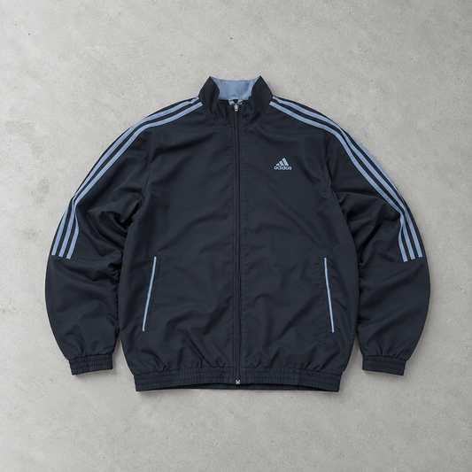 Veste de survêtement Adidas Y2K noire rare (L)