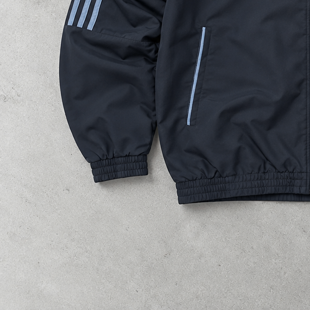 Veste de survêtement Adidas Y2K noire rare (L)