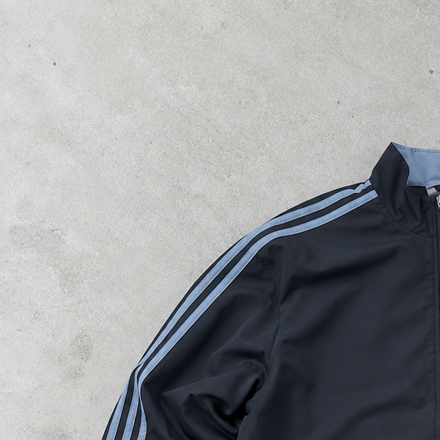 Veste de survêtement Adidas Y2K noire rare (L)